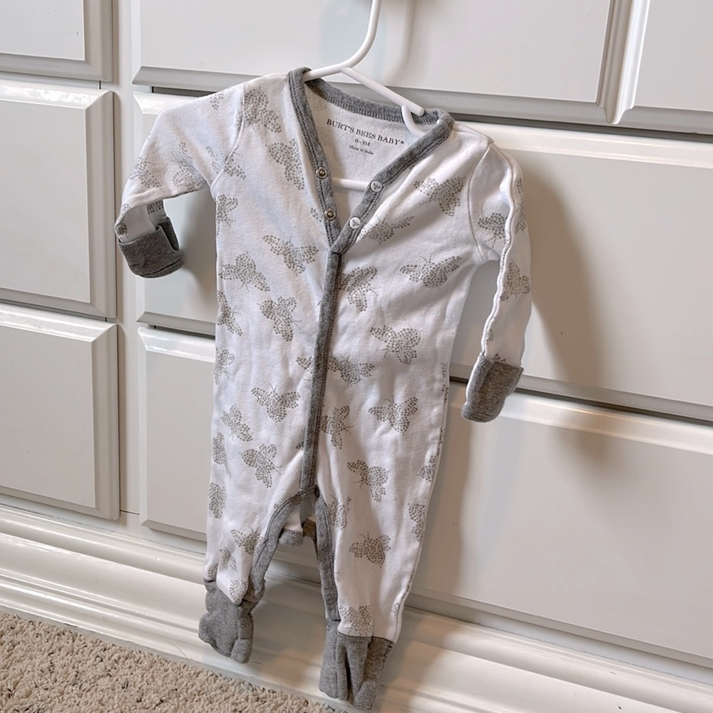 Burts bees baby romper sleeper